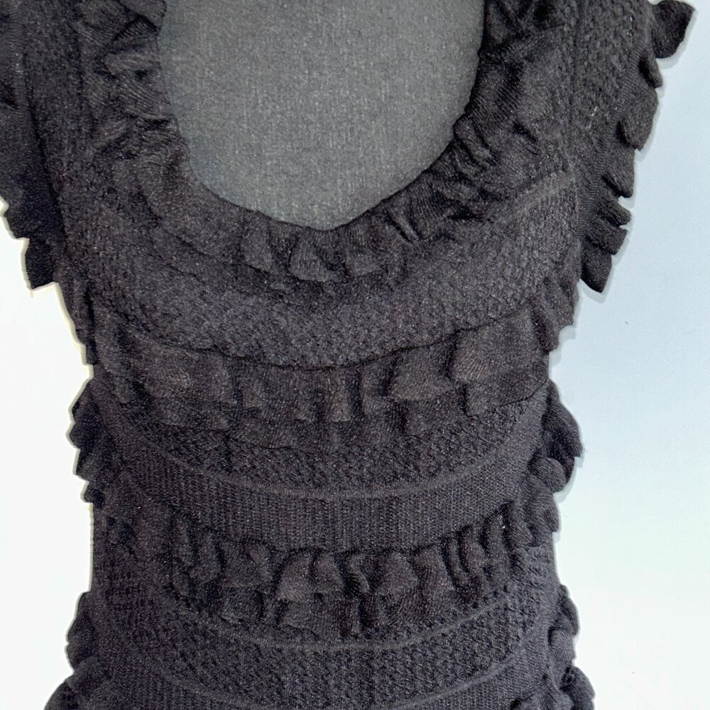 Polo Ralph Lauren Ruffled Pointelle Knit Sleeveless top, Ladies Large, NWT